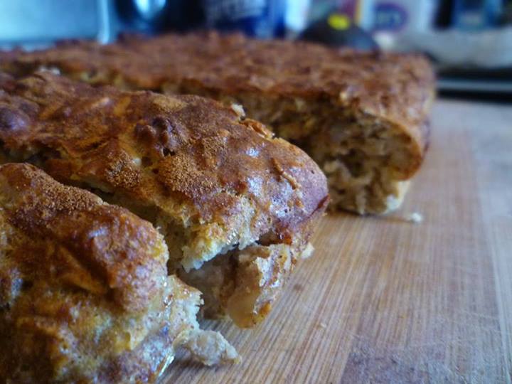 Rustic banana bread