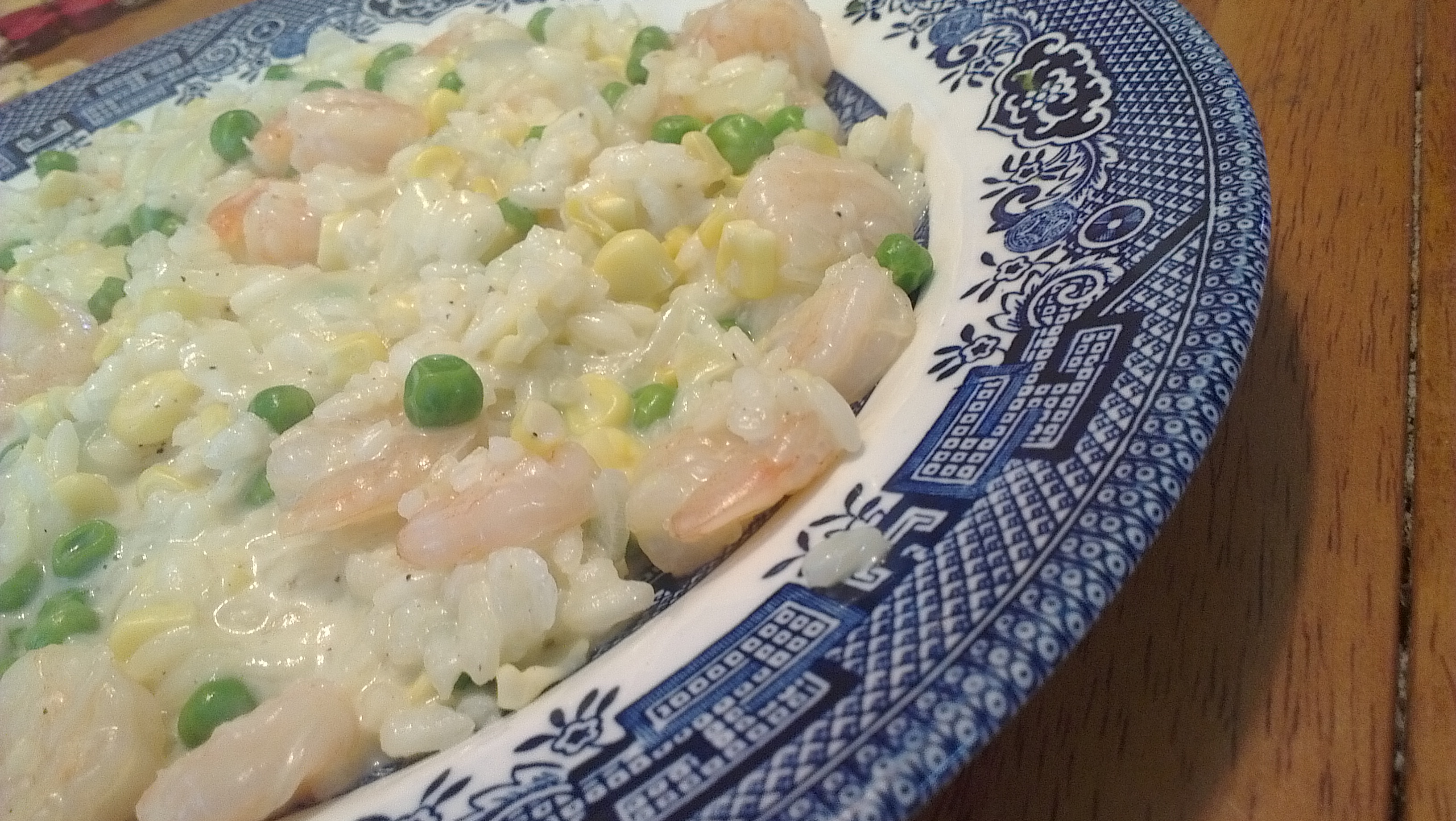 Shrimp risotto