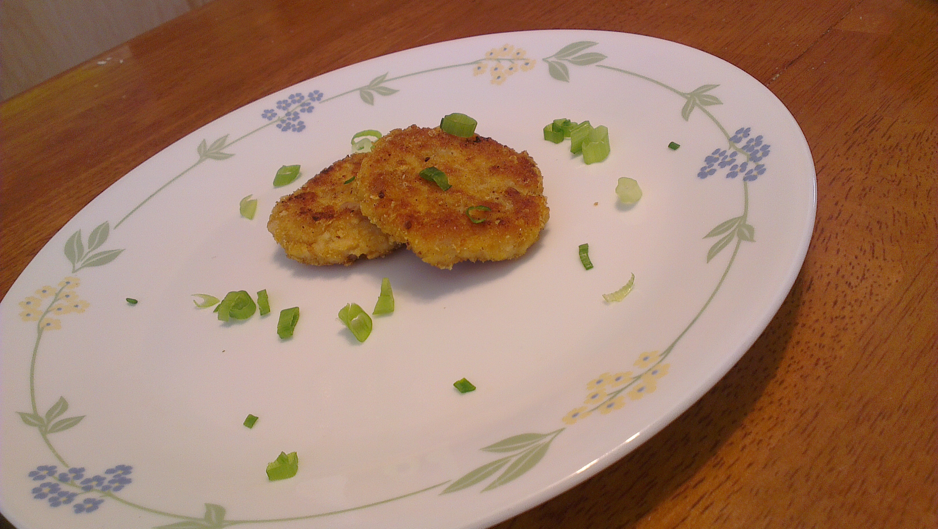 Albacore tuna rissole