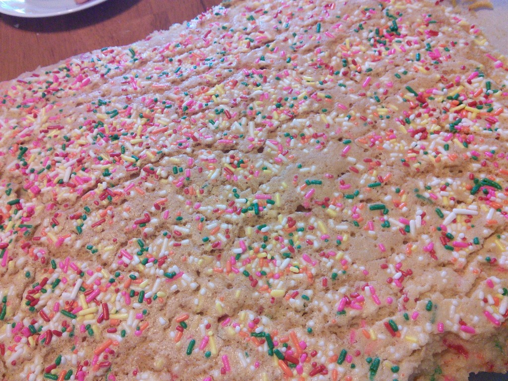 Sprinkle cake